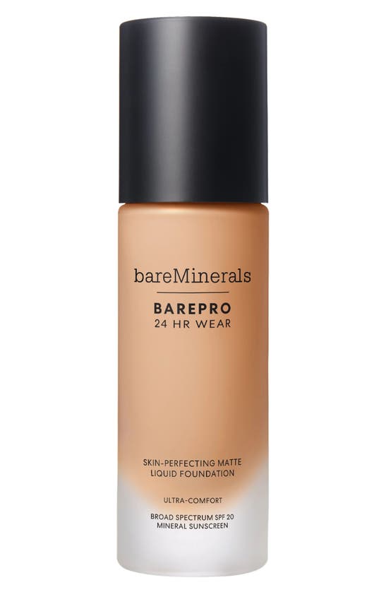 Shop Bareminerals Barepro 24hr Wear Skin-perfecting Matte Liquid Foundation Mineral Spf 20 Pa++ In Light 22 Warm