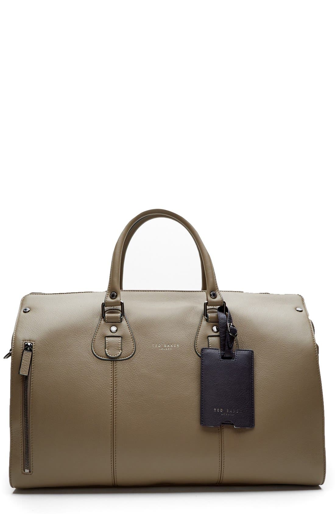 Ted Baker London 'Colbad' Leather Duffel Bag Nordstrom