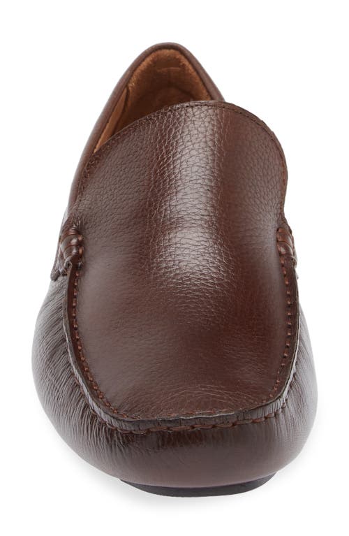 Shop Nordstrom Fletcher Driving Loafer In Brown Chocolate