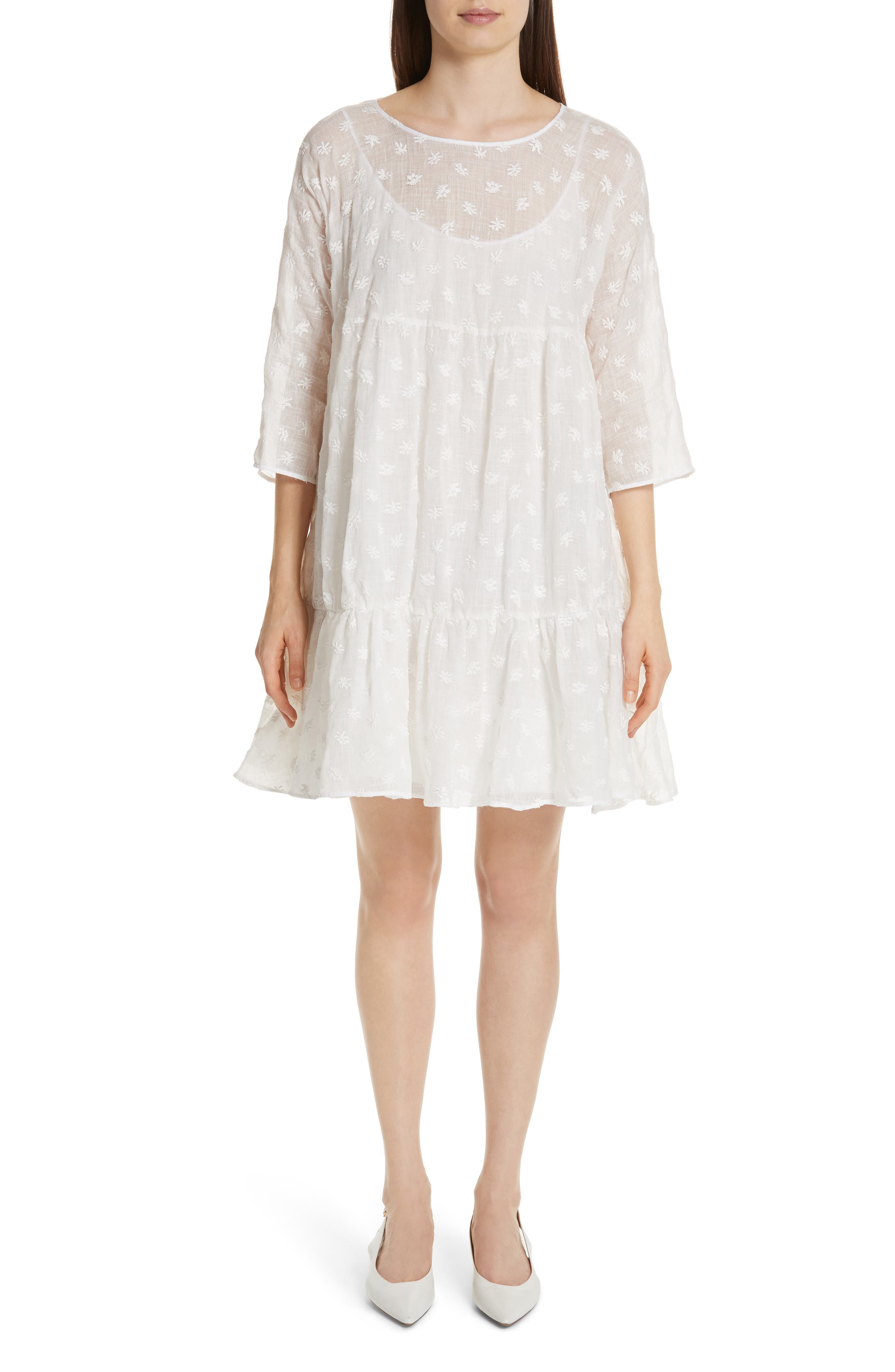 mansur gavriel linen dress