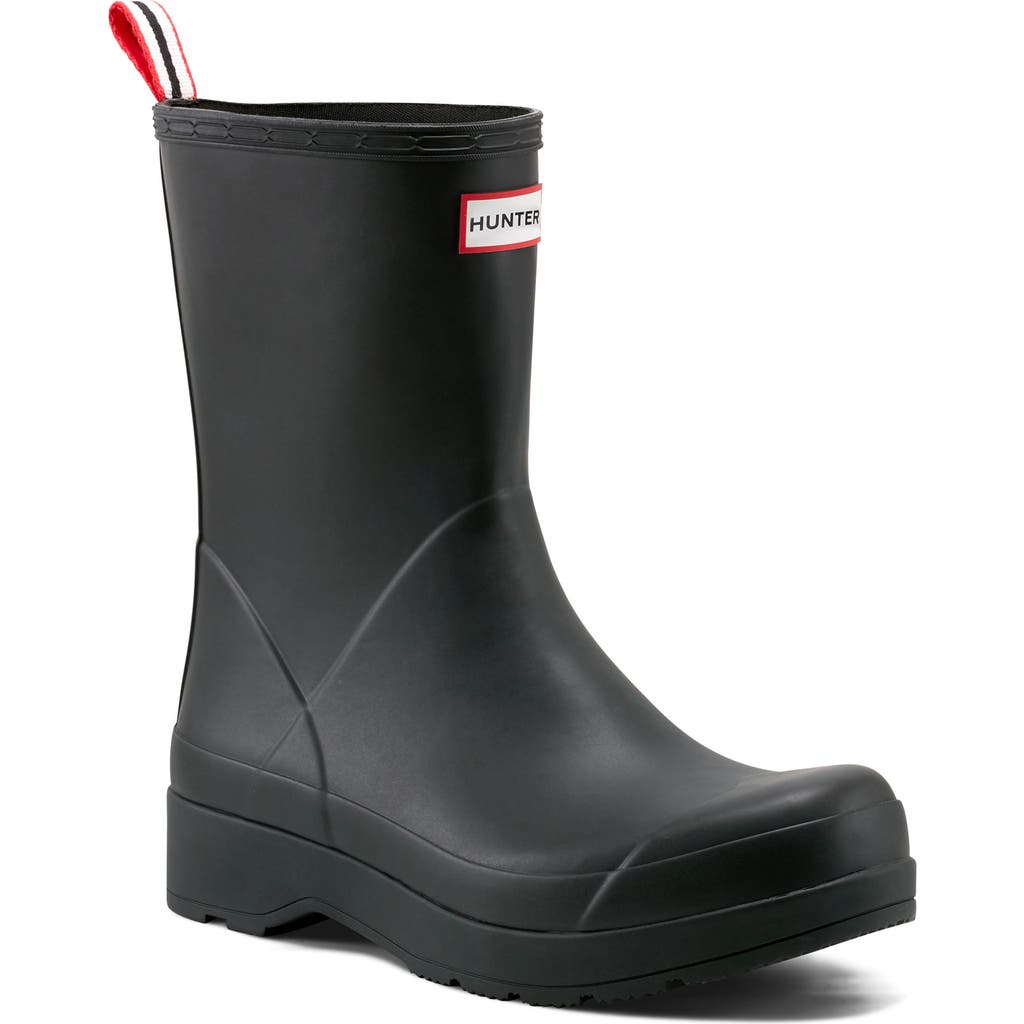 Hunter Play Waterproof Mid Boot In Black