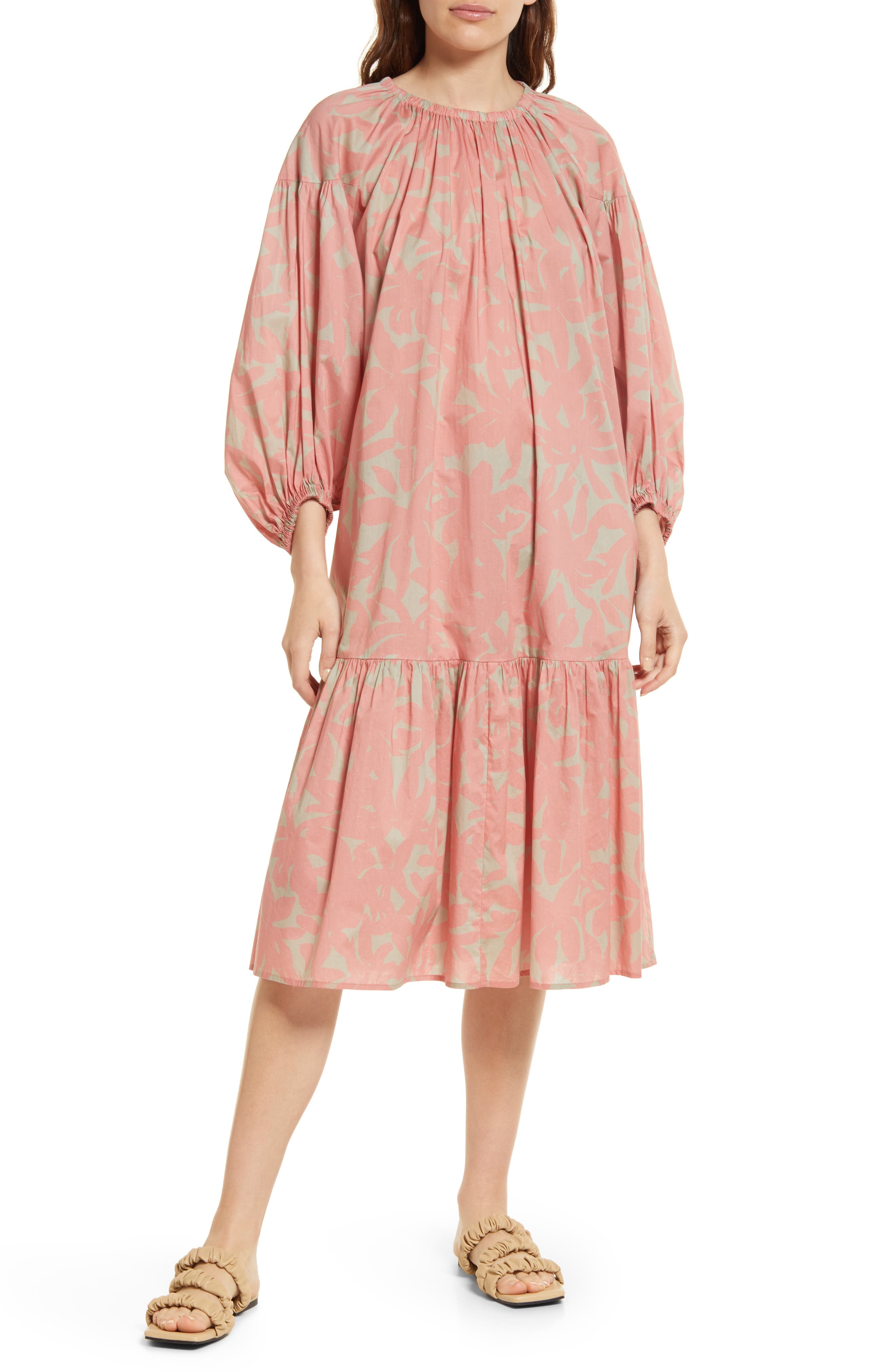 Closed Floral Long Sleeve Organic 