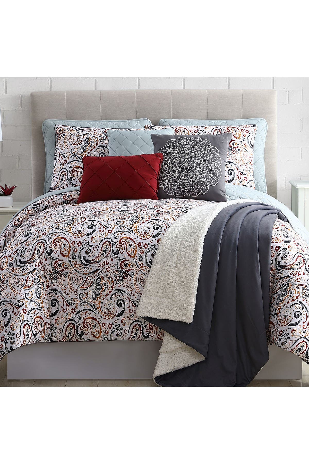 Modern Threads Queen Comforter Set Mauve Nordstrom Rack