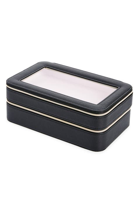 Velvet Bracelet Container Box Holder Anklet Case Organizer Jewelry Box  (Gray)