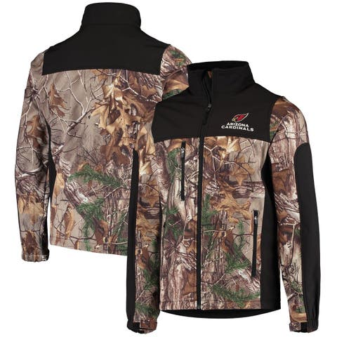 Men's Dunbrooke Realtree Camo/Black Cincinnati Bengals Circle Hunter  Softshell Full-Zip Jacket