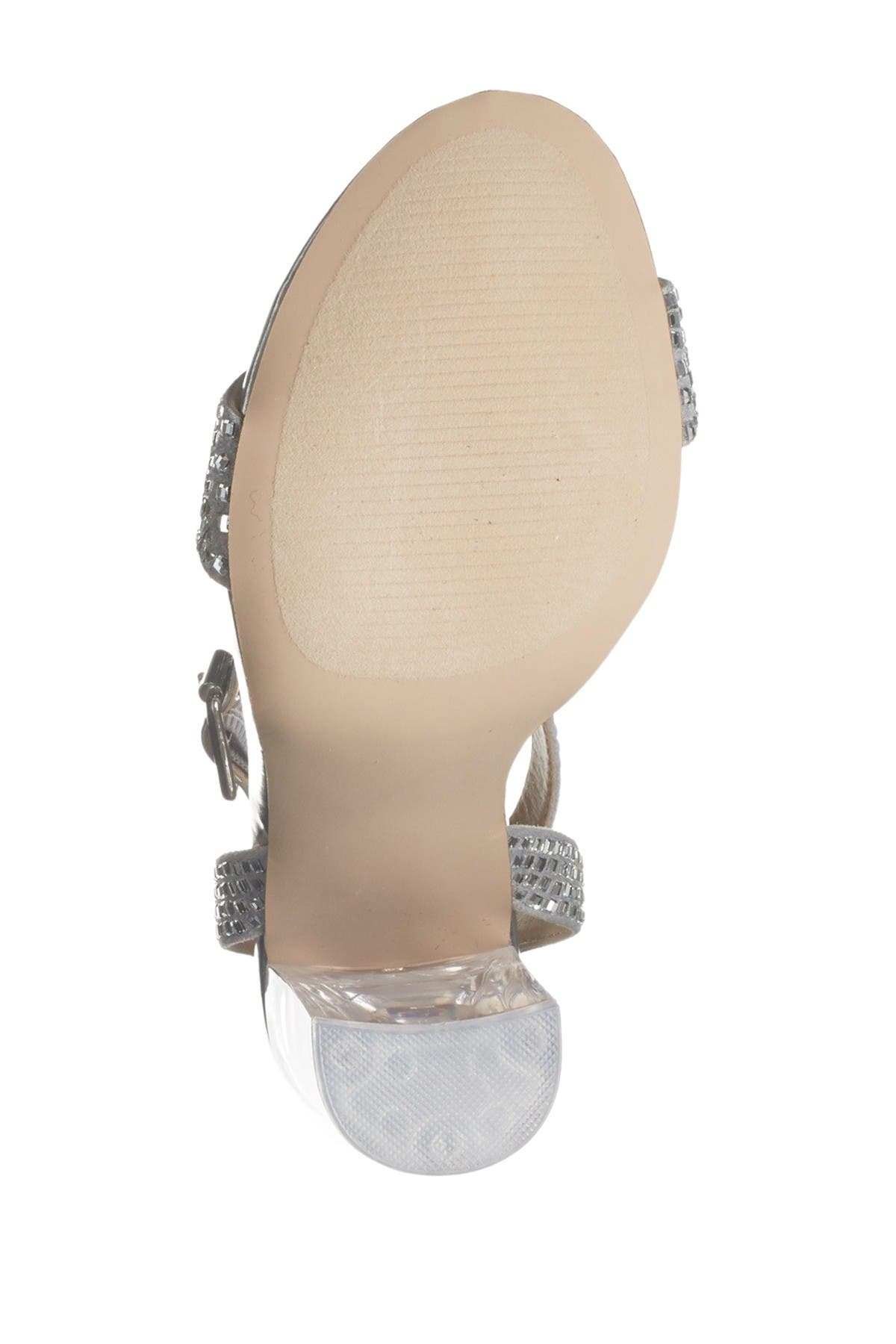 steve madden clear rhinestone sandals