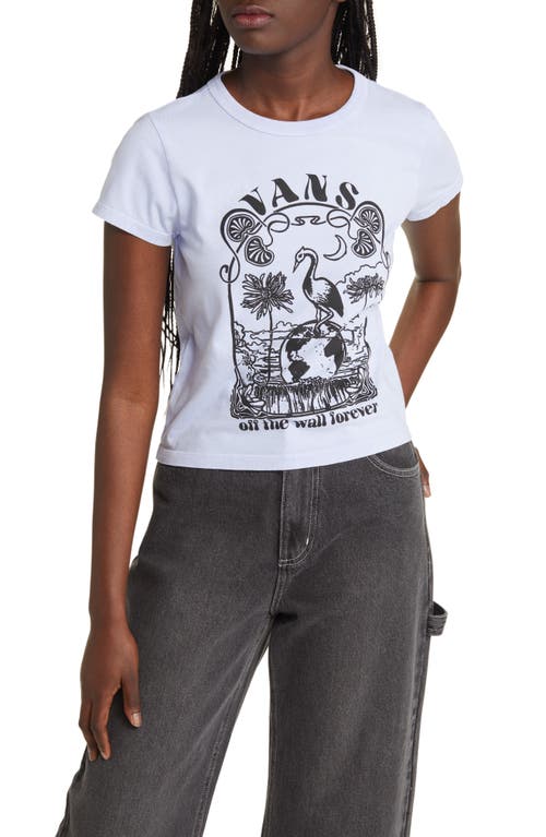Vans Forever Falls Graphic Baby Tee in Sweet Lavender Music Academy