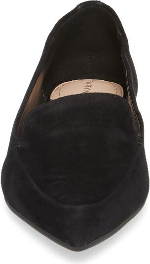 Faye pointy toe loafer top taryn rose