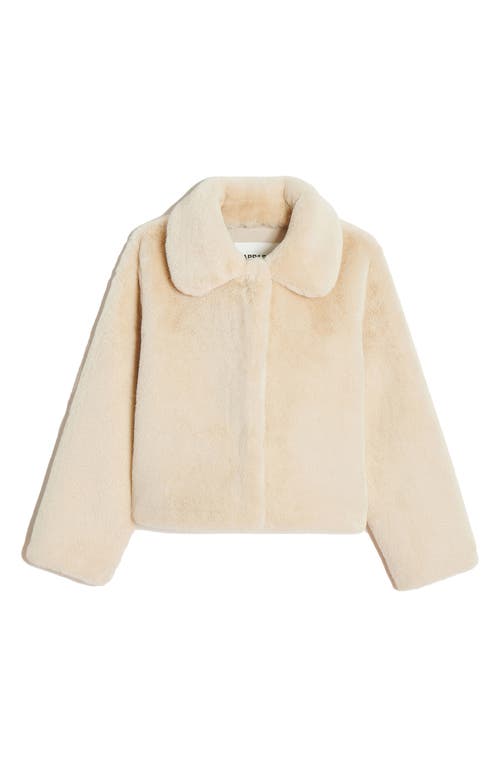 Shop Apparis Kids' Elis Pluche™ Faux Fur Coat In Latte