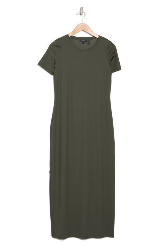 Theory Cherryal Travel Maxi Dress In Spanish Green | ModeSens