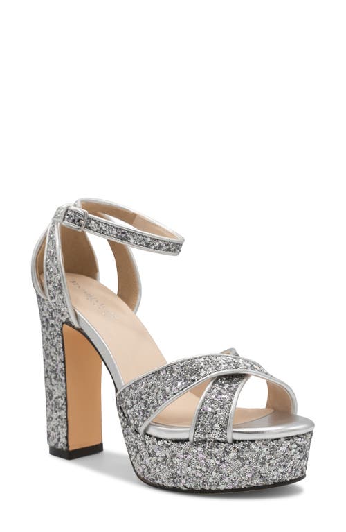 Touch Ups Jemma Ankle Strap Platform Sandal In Silver