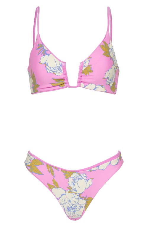 Shop Maaji Sublimity Fondant Pink Reversible Bikini Bottoms