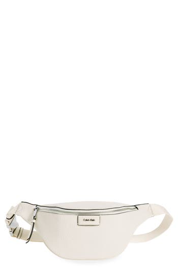 Calvin Klein Moss Belt Bag In Cherub White