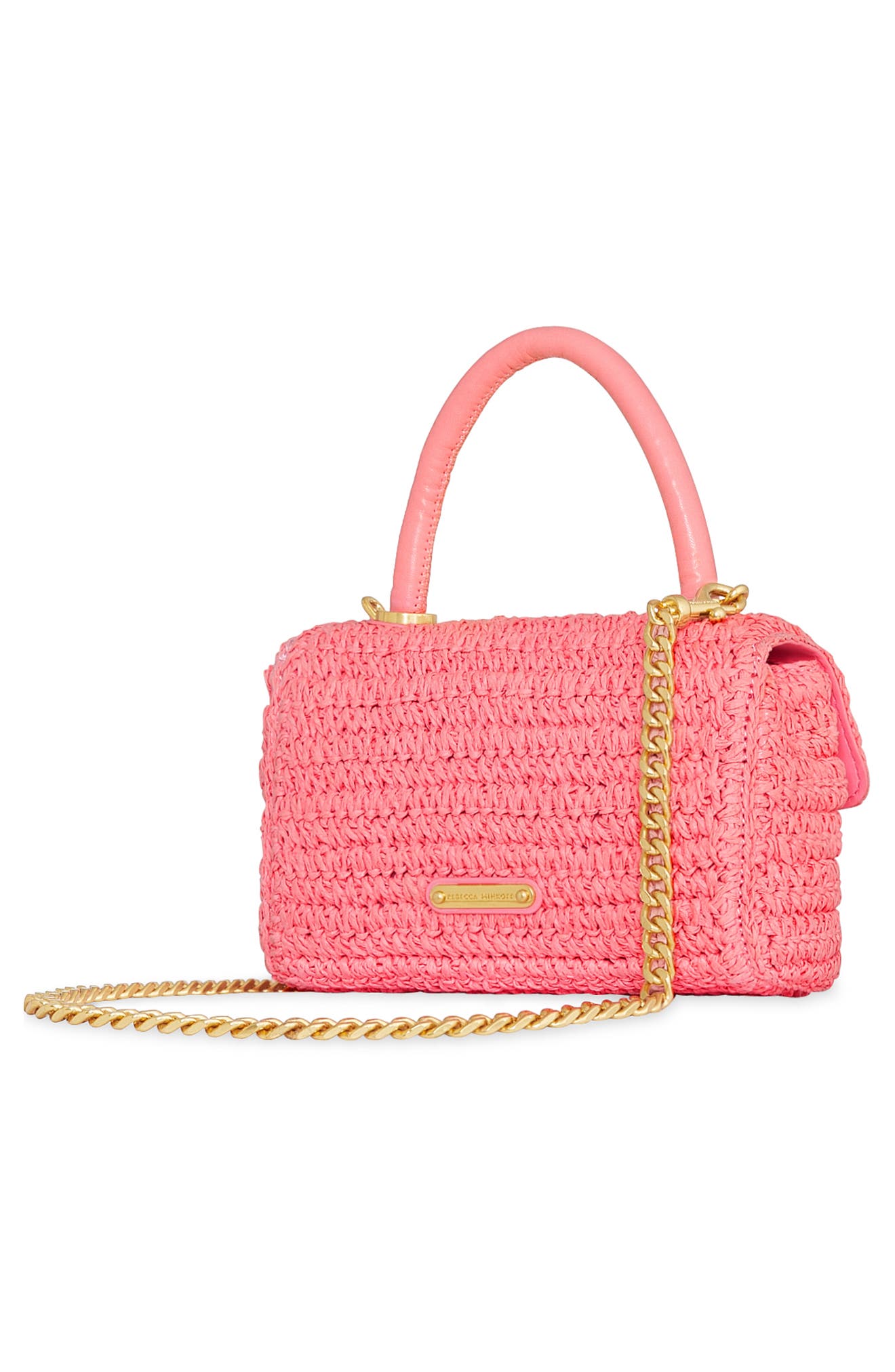 Rebecca Minkoff Edie Top Handle Straw Satchel Bag Nordstrom