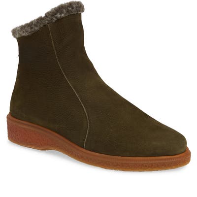 Arche Joelys Wool Lined Waterproof Bootie, Green
