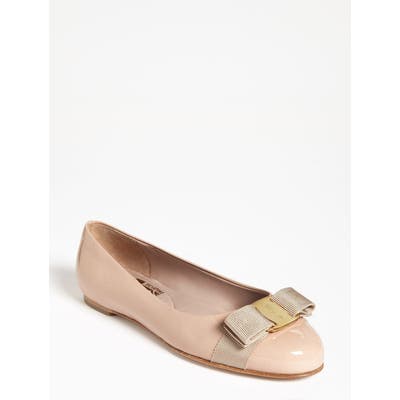 Salvatore Ferragamo Varina Leather Flat