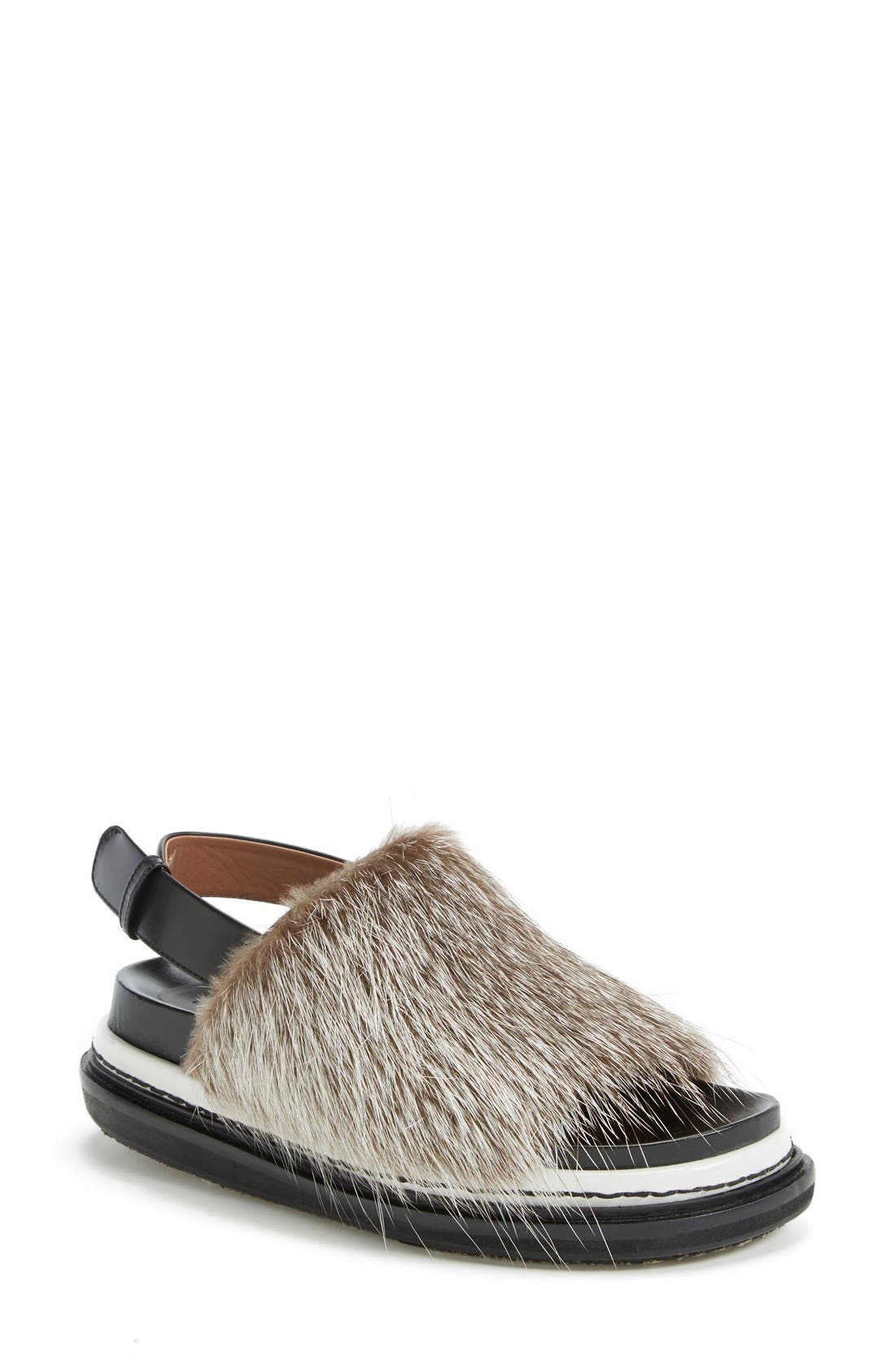 marni fur sandals