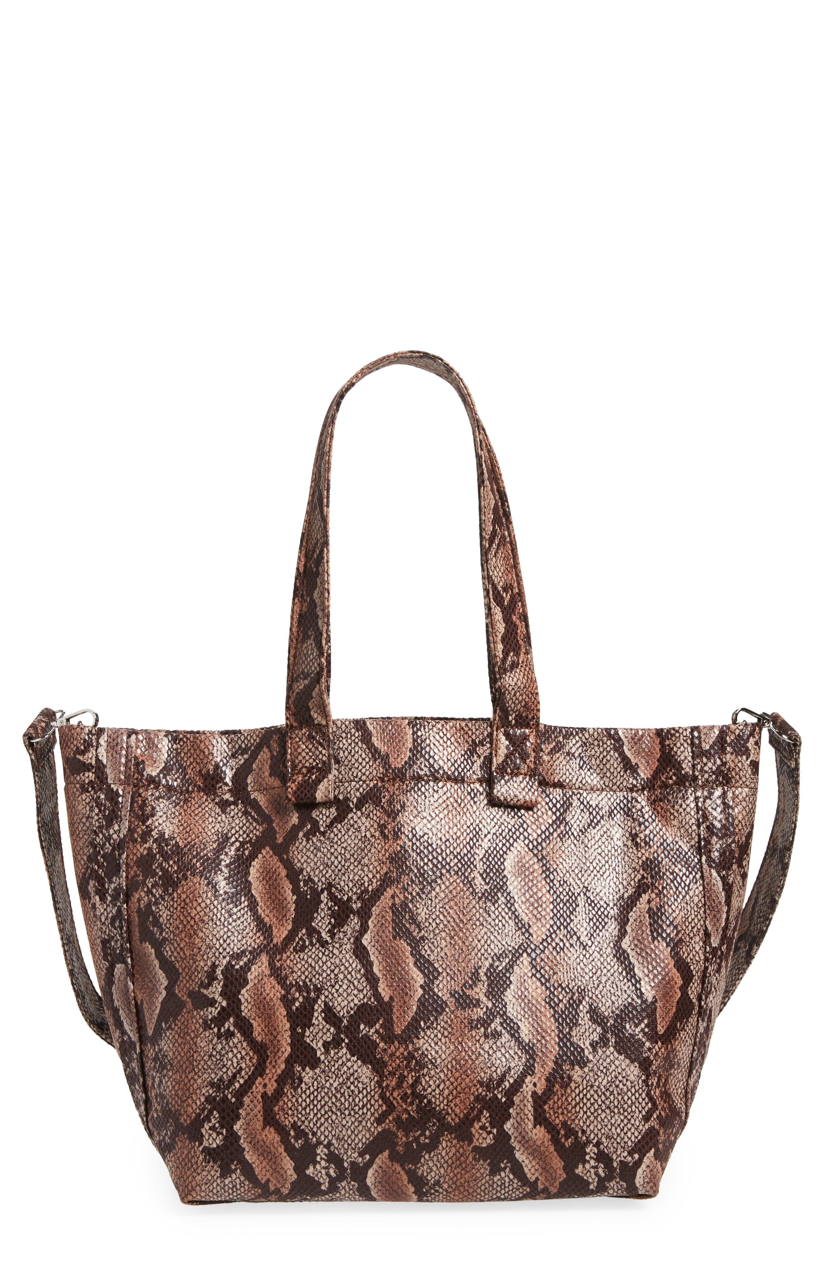 snake embossed leather handbags