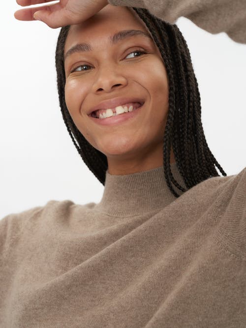 Gobi Cashmere Cashmere Mock Neck Sweater In Taupe