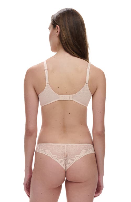 Chantelle Lingerie Origins Underwire Plunge Bra In Beige Blush