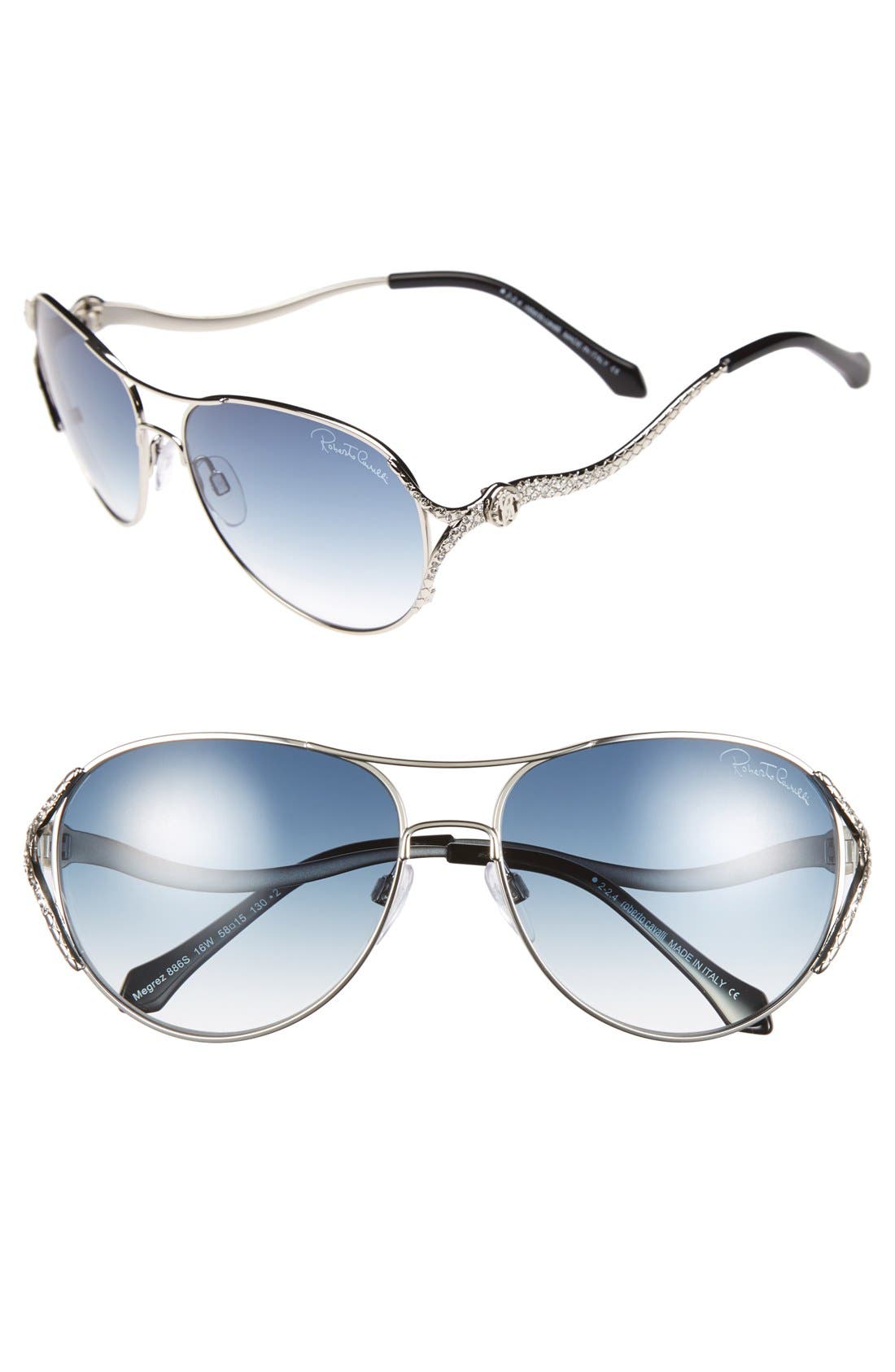 roberto cavalli aviator sunglasses