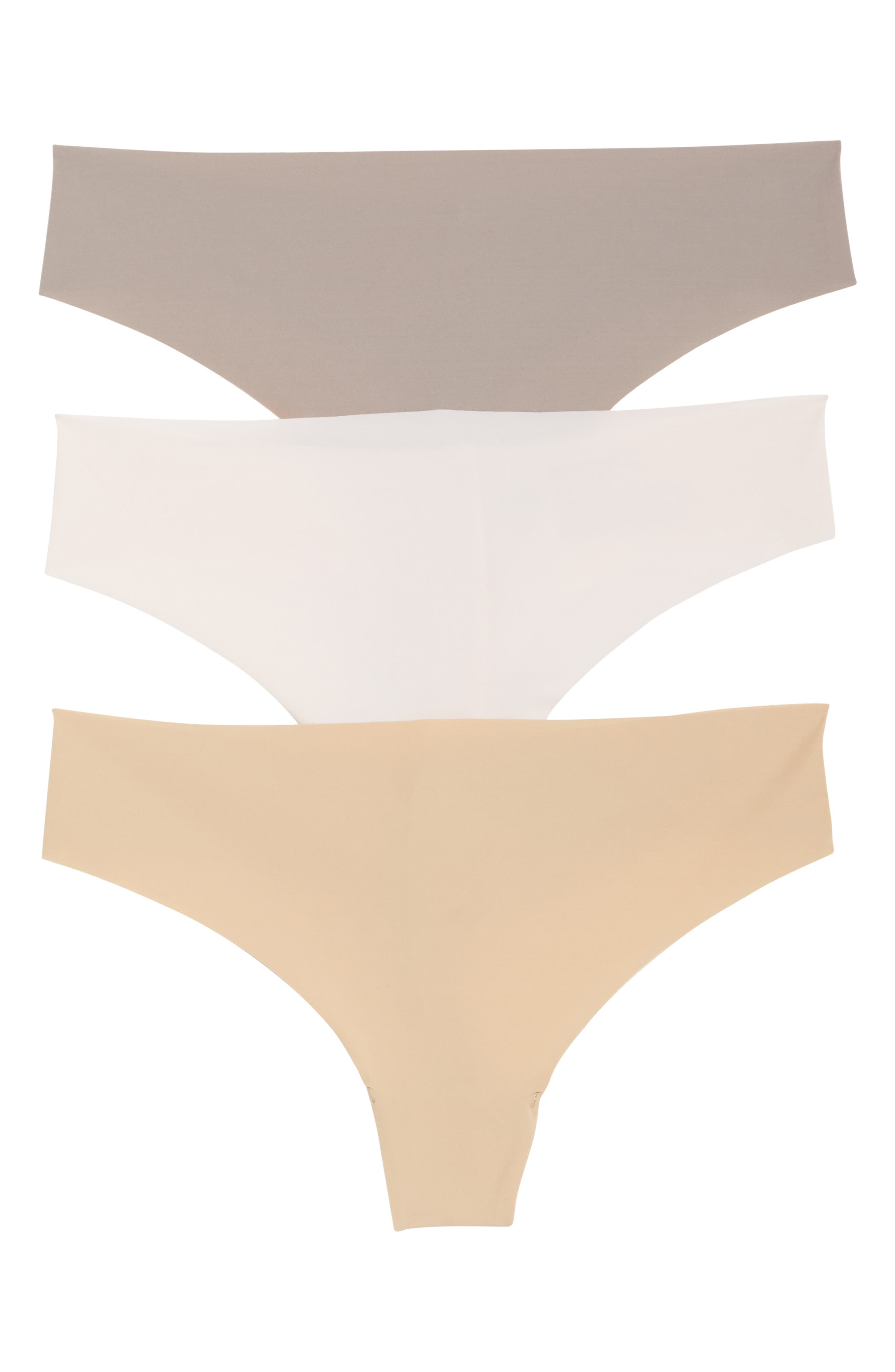True & Co. True and Co. True Body Assorted 3Pack Thongs Nordstrom
