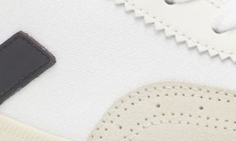 Shop Veja Volley Canvas Sneaker In White Black