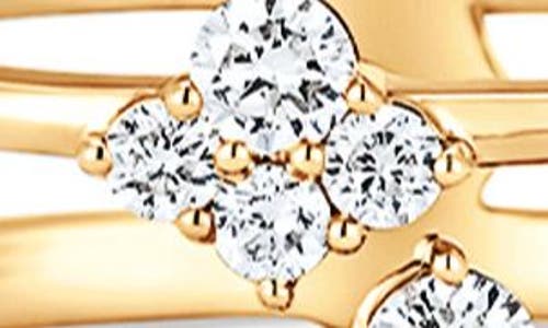 Sara Weinstock Women's Dujour Four-cluster Two-row Ring In Yellow Gold