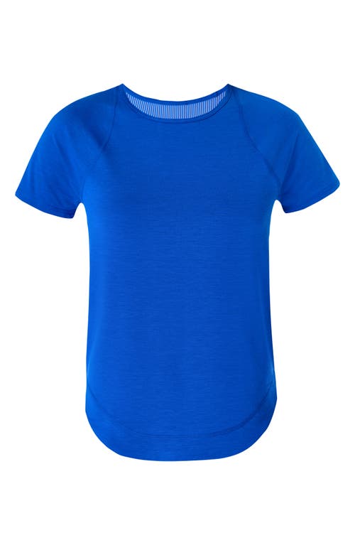 Shop Sweaty Betty Breathe Easy Run T-shirt In Lightning Blue