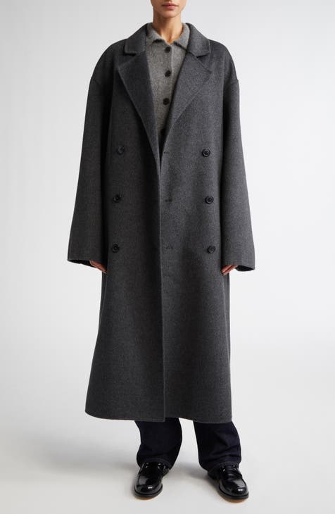 Wool Solid Color Regular Coat grm0352