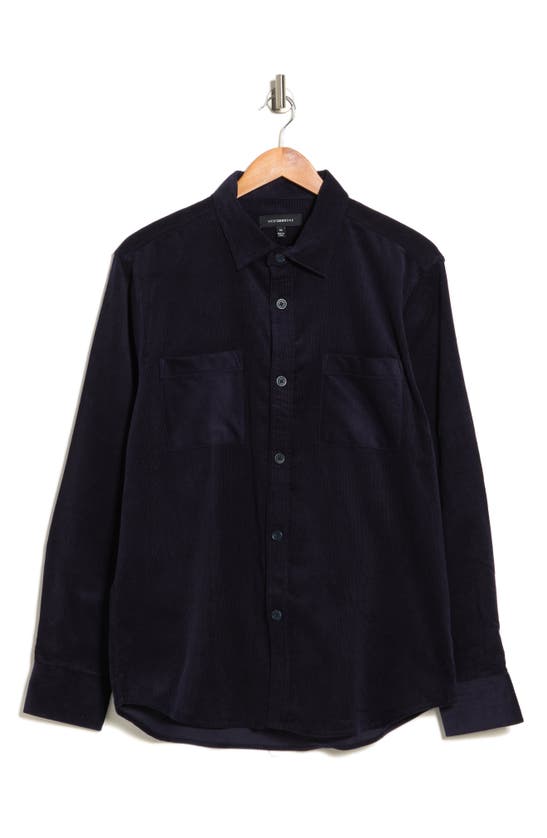 Westzeroone Barton Shirt Jacket In Navy