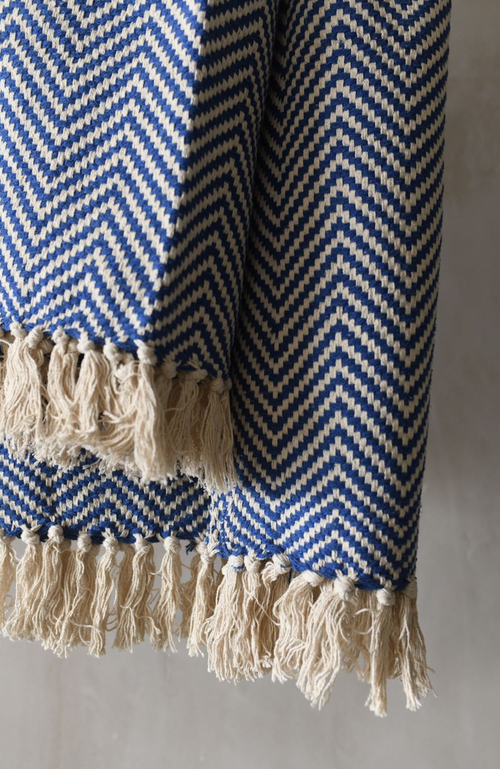 The Nascent Cara Throw Blue In Blue