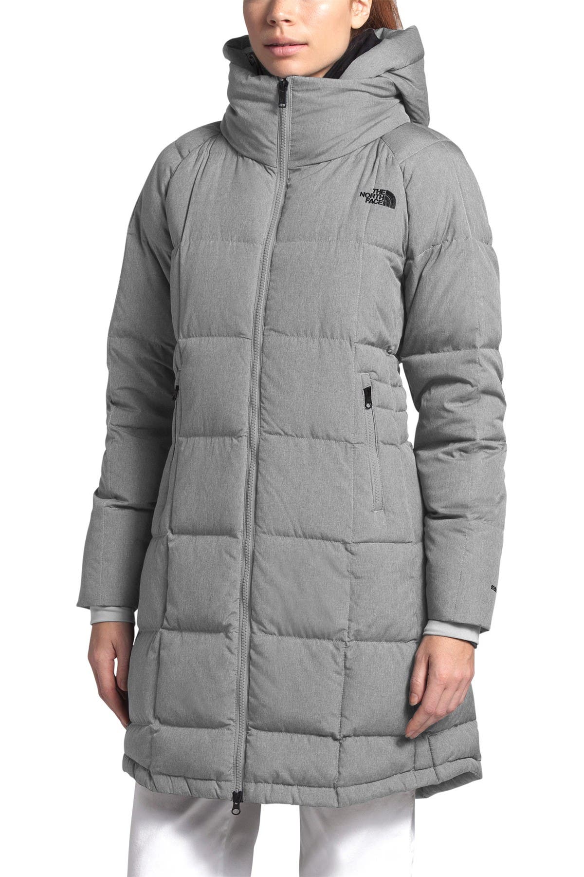 north face quilted down jacket
