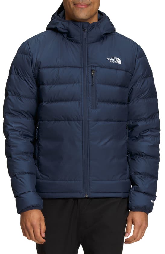 The North Face Aconcagua 2 Water Repellent 550 Fill Power Down Puffer Jacket In Summit Navy 5581