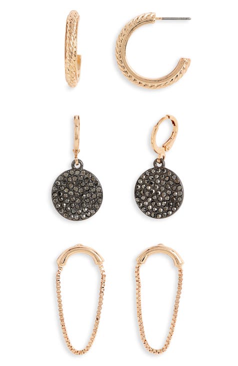 Nordstrom rose gold on sale earrings