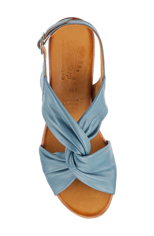 Shop Spring Step Madeleine Slingback Sandal In Blue