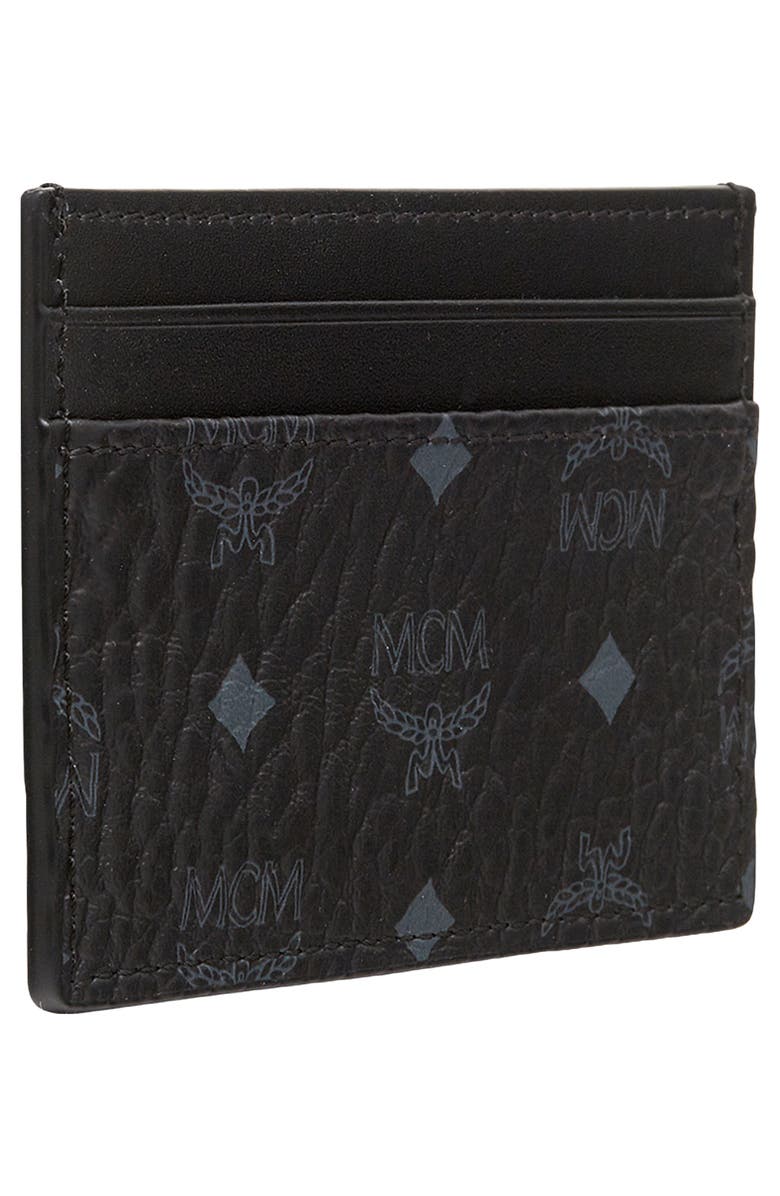 MCM Mini Visetos Coated Canvas Card Case | Nordstrom