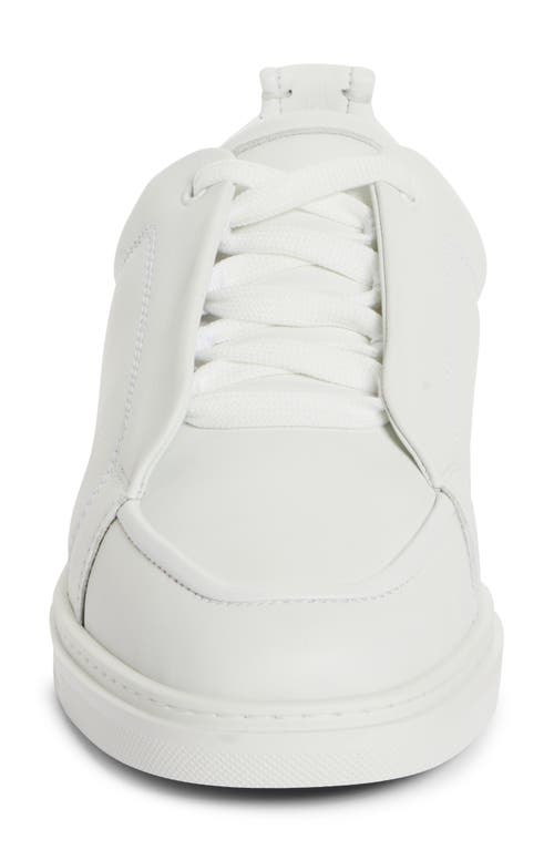 Shop Christian Louboutin Jimmy Calfskin Sneaker In White