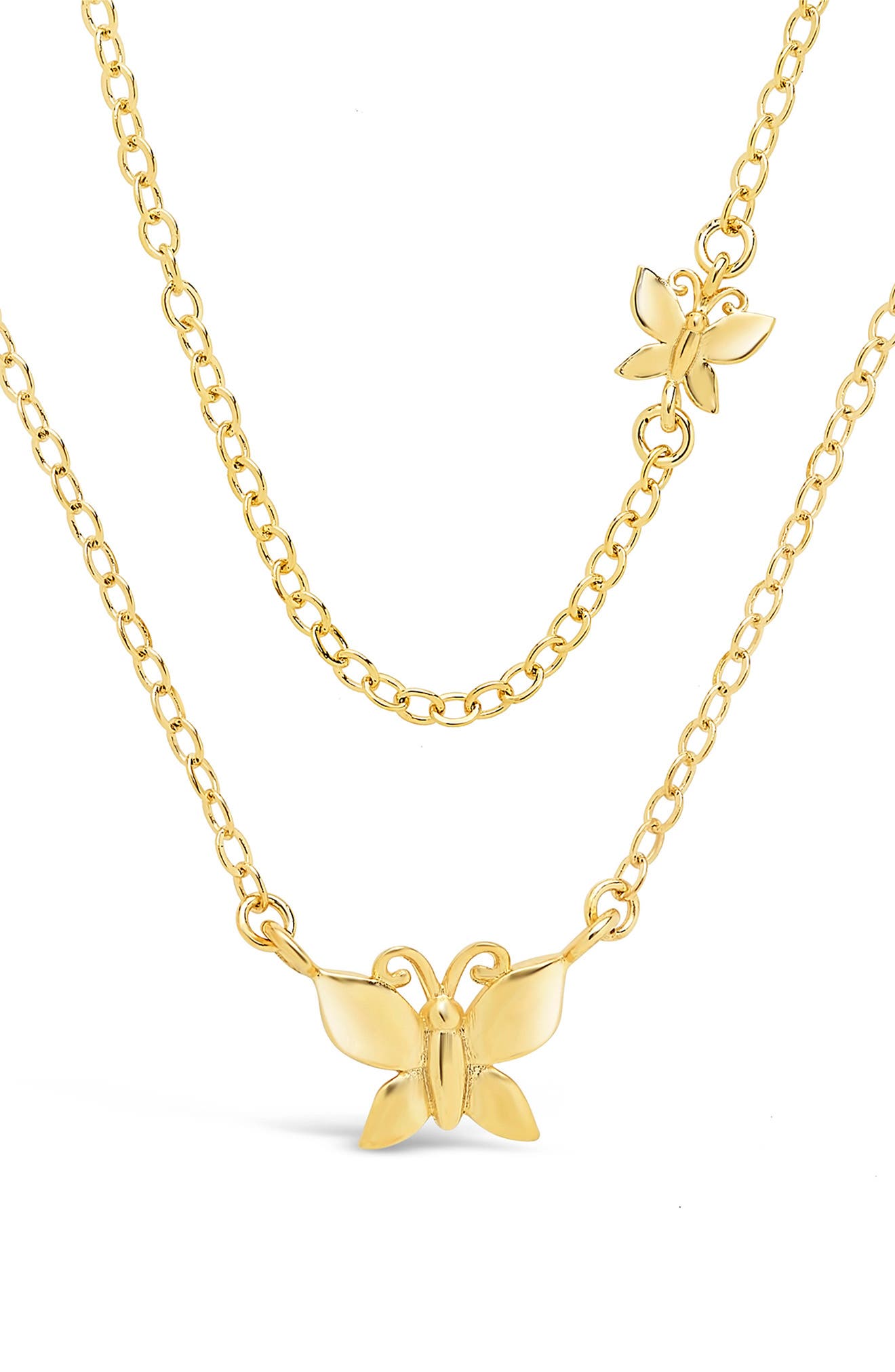 Download Layered Butterfly Chain Necklace Nordstromrack