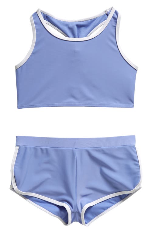 Ava & Yelly Kids' Two-Piece Swimsuit in Peri Blue at Nordstrom, Size 12