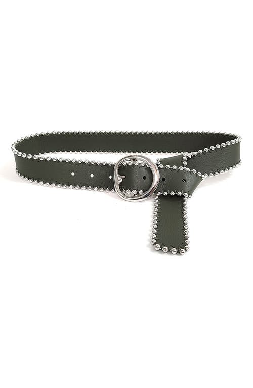 B-Low the Belt Mitch Mini Belt in Black/Silver