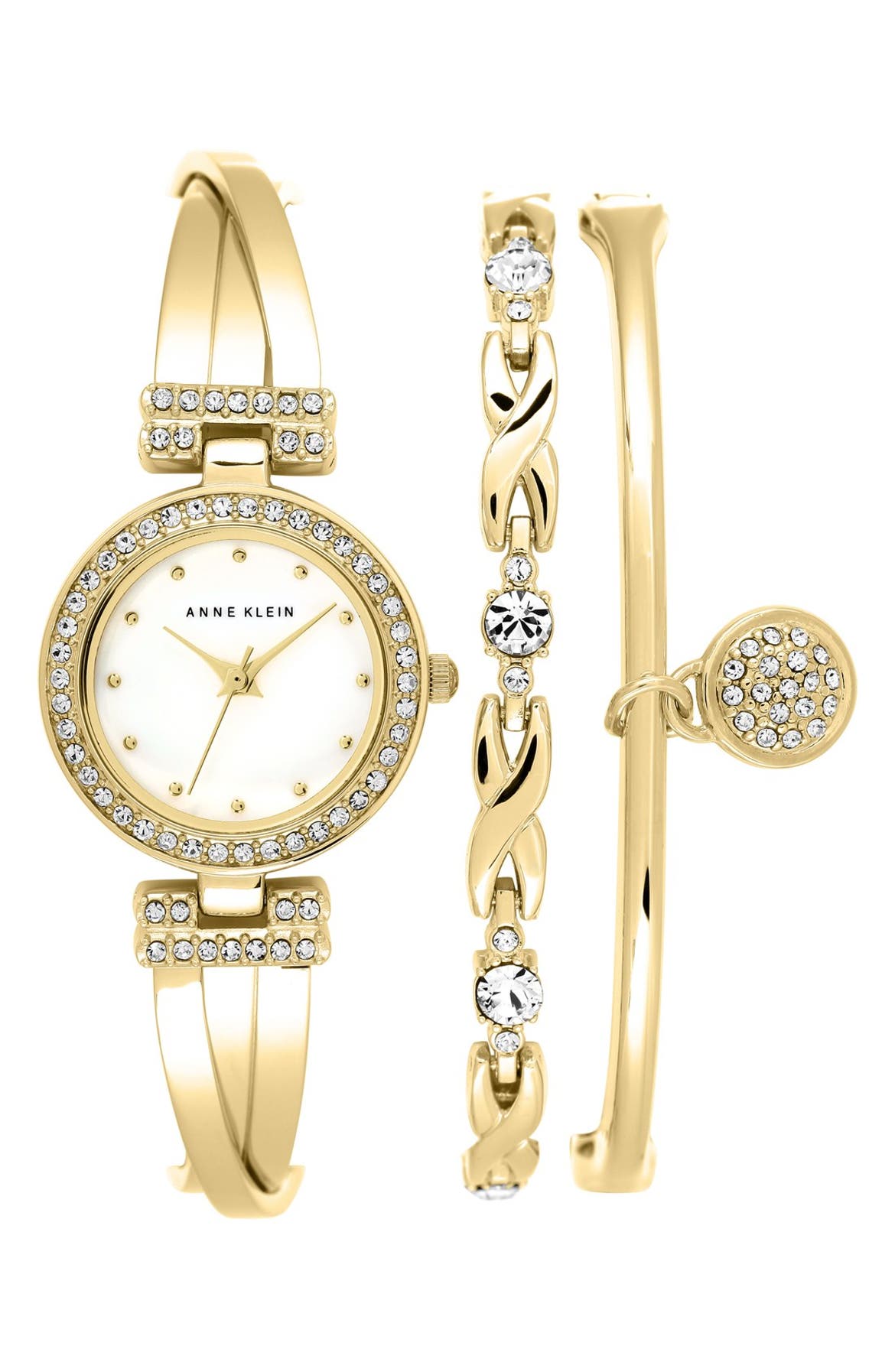 Anne Klein Watch & Bangles Set, 24mm | Nordstrom