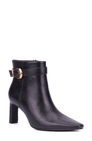 Shop New York And Company Mckenzie Snip Toe Bootie In Black