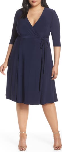 Kiyonna Essential Wrap Dress | Nordstrom