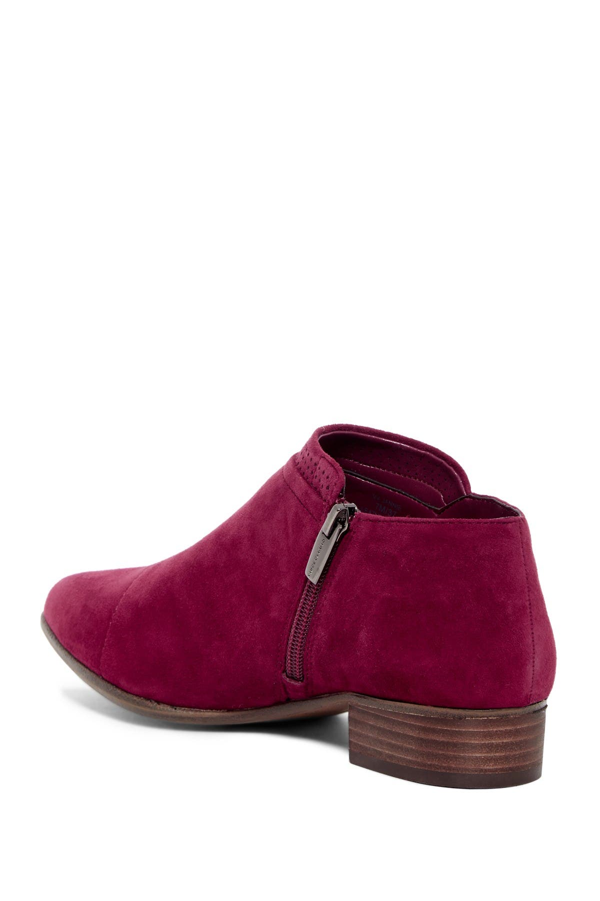 vince camuto jannie suede ankle bootie