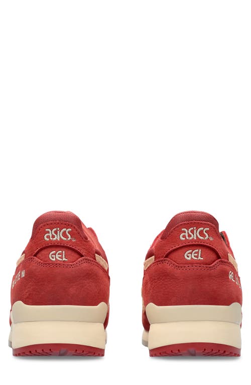 Asics ® Gender Inclusive Gel-lyte Iii Og Sneaker In Wood Crepe/burnt Red