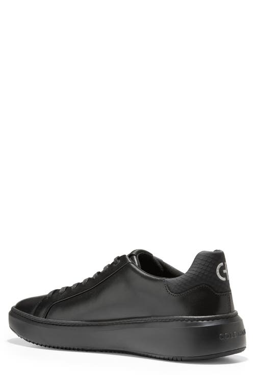 Shop Cole Haan Grandpro Topspin Sneaker In Black/black