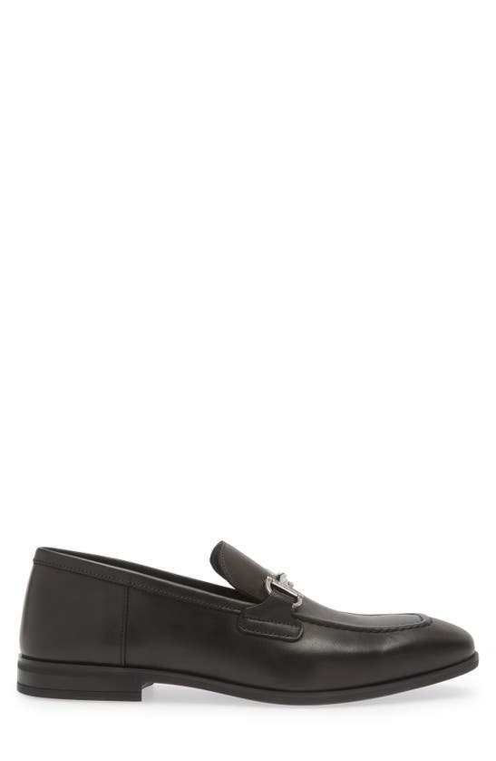 Shop Stuart Weitzman Simon Twistbit Loafer In Black