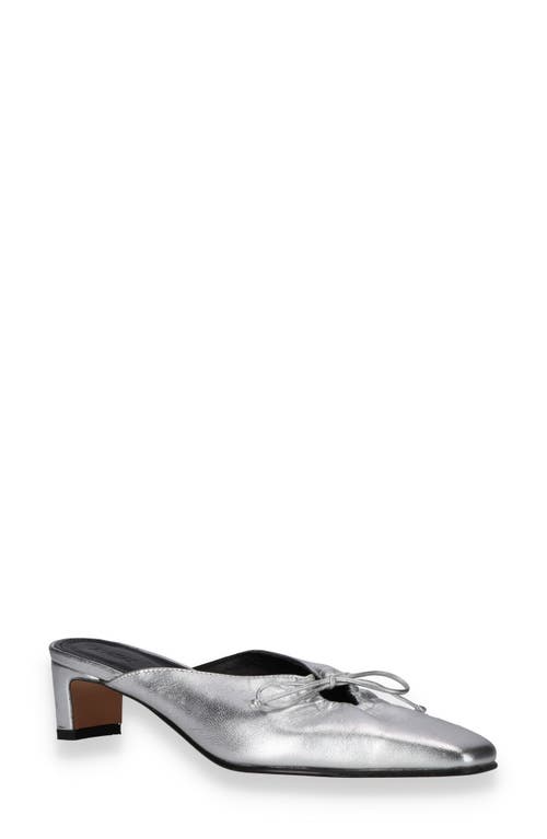 Shop Alohas Amar Mule In Silver