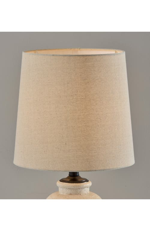 Adesso Lighting Callista Table Lamp In White Ceramic